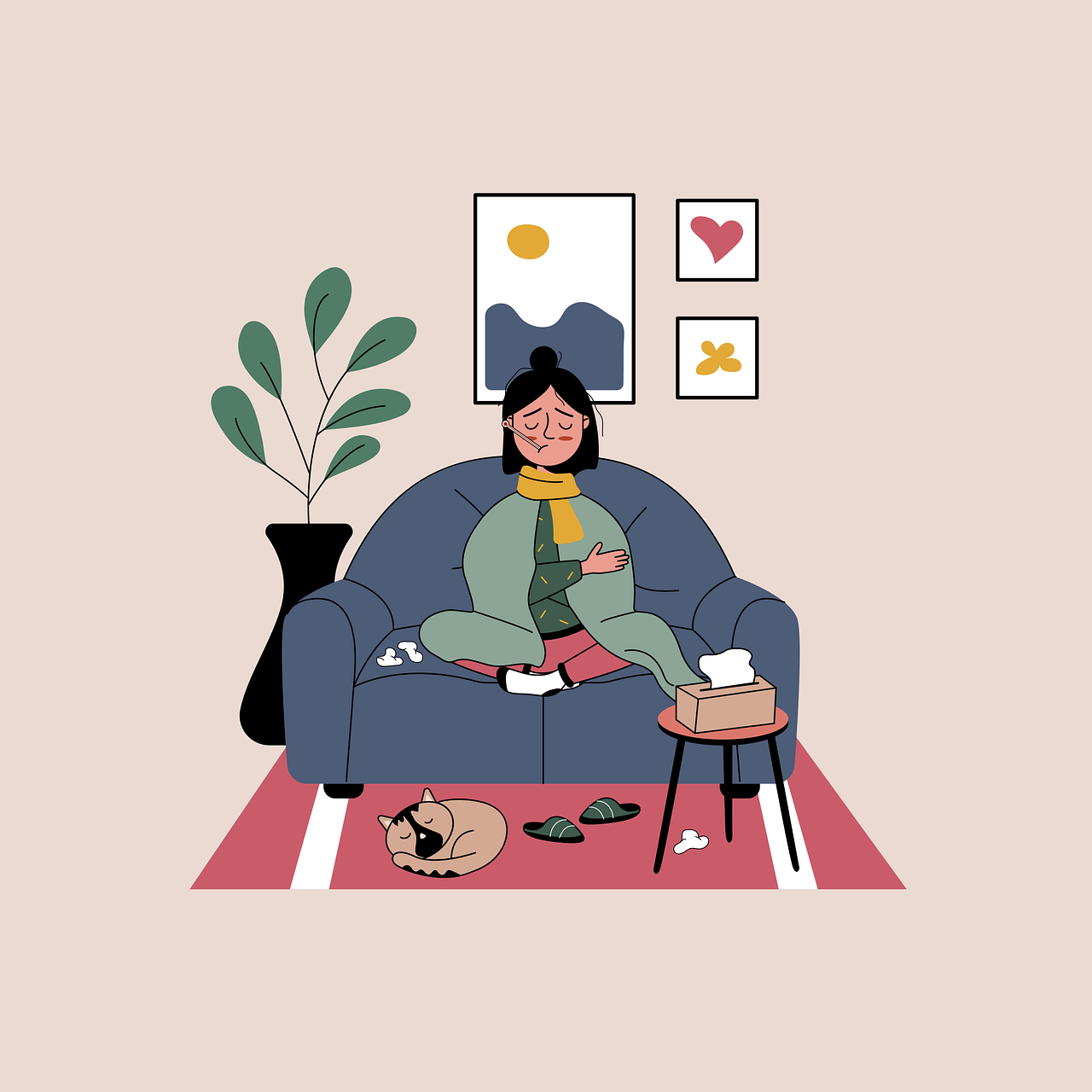 How should you effectively call in sick when needed?