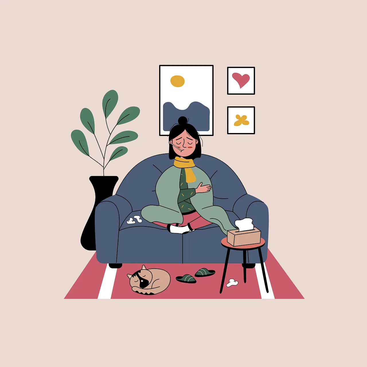 How should you effectively call in sick when needed?